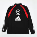 Sudadera hombre AC Milan temporada 2003 2004 entrenamiento negra detalles rojos retro calidad 1.1 premium rossonero época de Kaká y Maldini. AC Milan 2003, Sudadera AC Milan negra, Ropa AC Milan retro, Entrenamiento Milan 03/04, Calidad 1.1 AC Milan, Rossonero Vintage Gear, Tienda Hincha Futbolero, AC Milan Black Retro Sweatshirt.