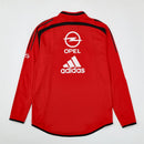 Sudadera hombre AC Milan temporada 2004 2005 entrenamiento roja detalles negros retro calidad 1.1 premium rossonero estilo Kaká Shevchenko. AC Milan 2004, Sudadera AC Milan roja, Ropa AC Milan retro, Entrenamiento Milan 04/05, Calidad 1.1 AC Milan, Rossonero Vintage Gear, Tienda Hincha Futbolero, AC Milan Red Retro Sweatshirt.