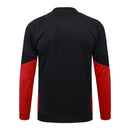 Sudadera hombre Selección Alemania temporada 2026 2027 color negro detalles bandera rojo amarillo blanco oficial fútbol técnica transpirable mundial.