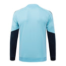 Sudadera hombre selección Argentina temporada 2026 2027 color azul claro oficial fútbol AFA técnica transpirable entrenamiento mundial 3 estrellas albiceleste.