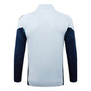 Sudadera hombre Arsenal FC temporada 2025 2026 color blanco oficial sin capucha fútbol técnica transpirable entrenamiento urbana gunners white.