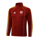 Sudadera hombre Arsenal FC temporada 2025 2026 color rojo bordo oficial fútbol técnica transpirable entrenamiento urbana gunners burdeos.