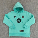 Sudadera hombre FC Barcelona x Kobe Bryant temporada 2025 2026 edición especial verde mamba mentality oficial hoodie urbano lifestyle.