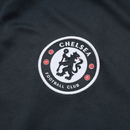 Sudadera hombre Chelsea FC temporada 2025 2026 color negro oficial detalles blancos fútbol técnica transpirable entrenamiento urbana blues.
