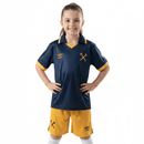 Conjunto infantil West Ham United 2025 2026 tercera equipación azul marino y pantalón amarillo calidad 1.1 oficial, West Ham infantil 25/26, Conjunto niño West Ham azul marino, Ropa West Ham United niños 2026, Equipación West Ham junior 25/26, Calidad 1.1 infantil azul y amarillo, Tienda Hincha Futbolero, Regalo niño fútbol West Ham, Camiseta azul marino West Ham niño, West Ham Kids 2025 Third.